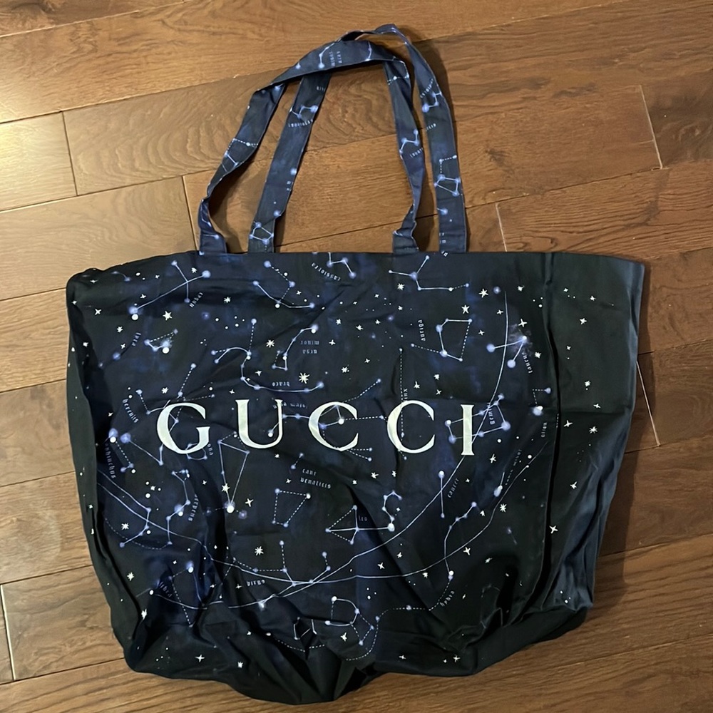Gucci cotton tote bag